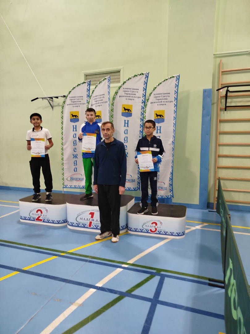 Результаты городской Спартакиады по настольному теннису.